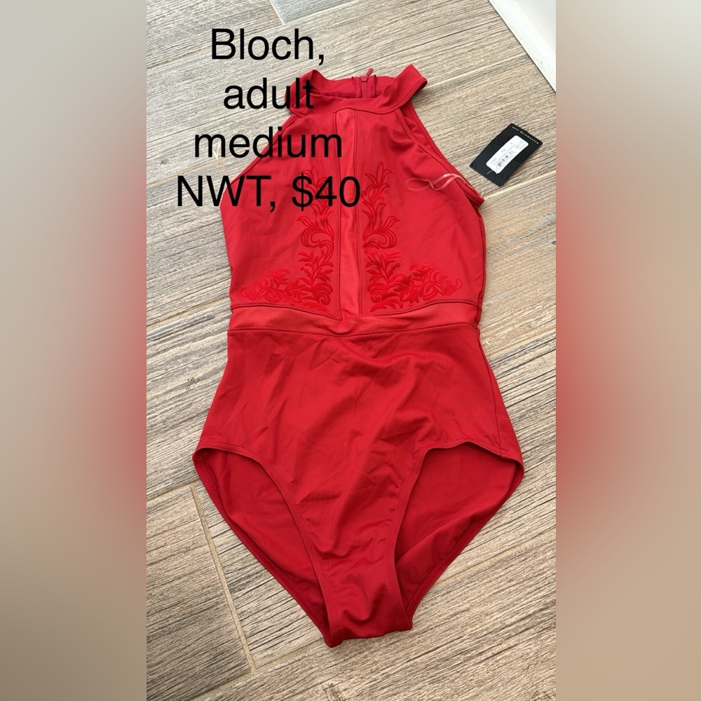 NWT Bloch red leotard